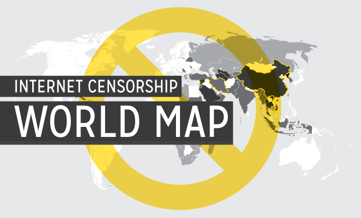 O παγκόσμιος χάρτης της λογοκρισίας στο Internet